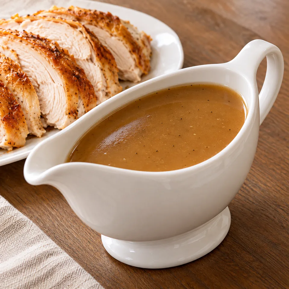 Turkey Gravy - for ROASTED Turkey — serving inspiration
