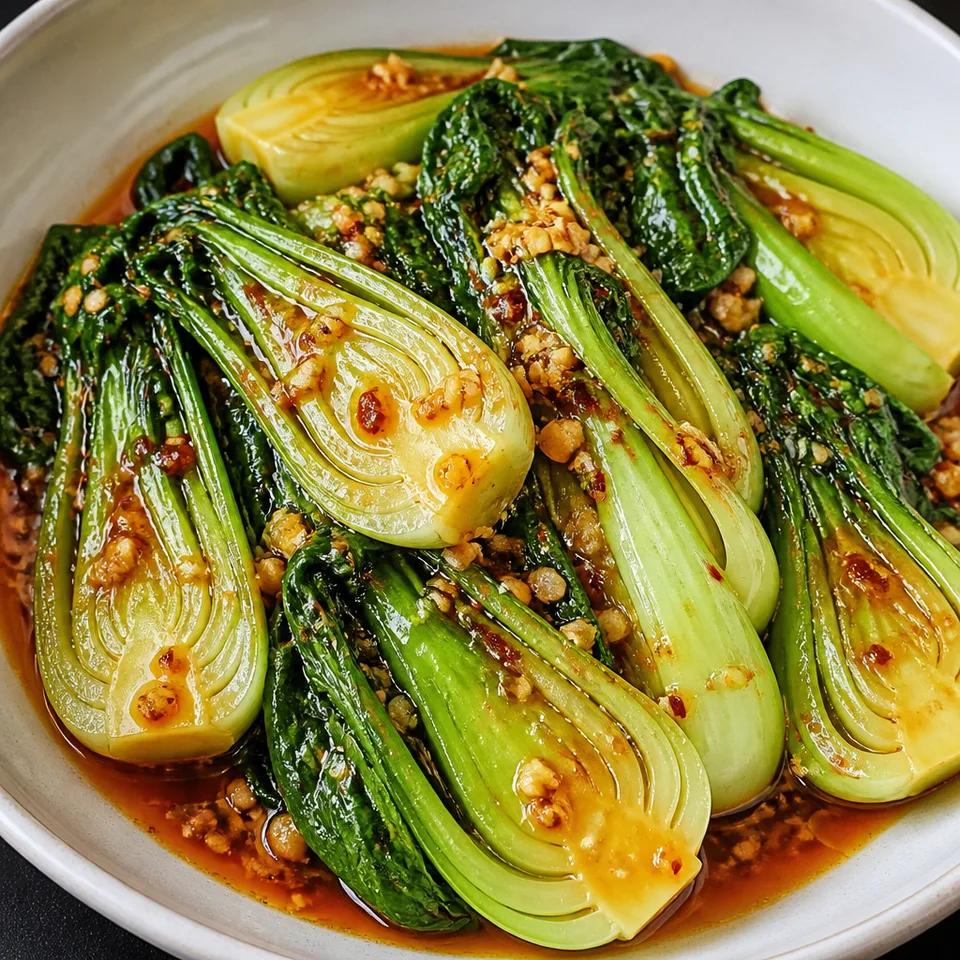 10-min. Easy Spicy Garlic Bok Choy — serving inspiration