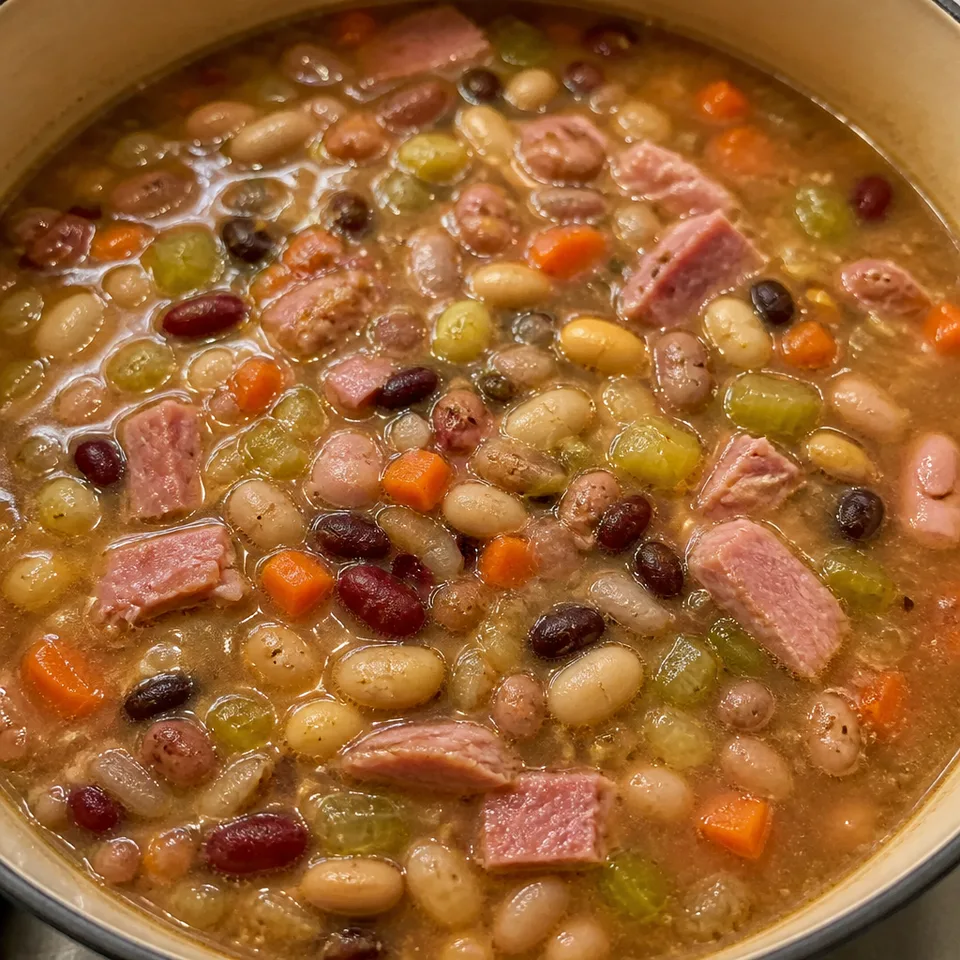 15 Bean and Ham Soup — serving inspiration