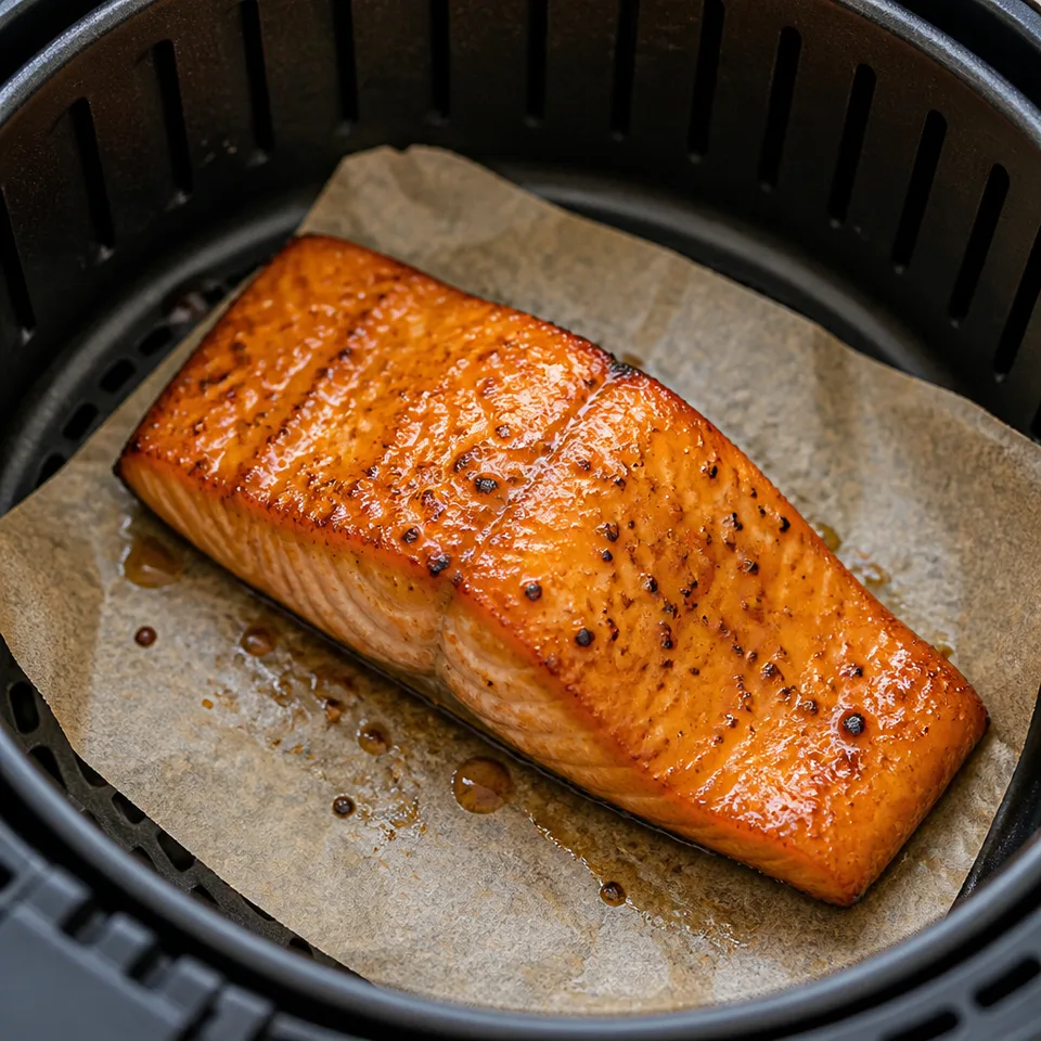 15-min. Easy Air Fryer Ginger Miso Salmon — serving inspiration
