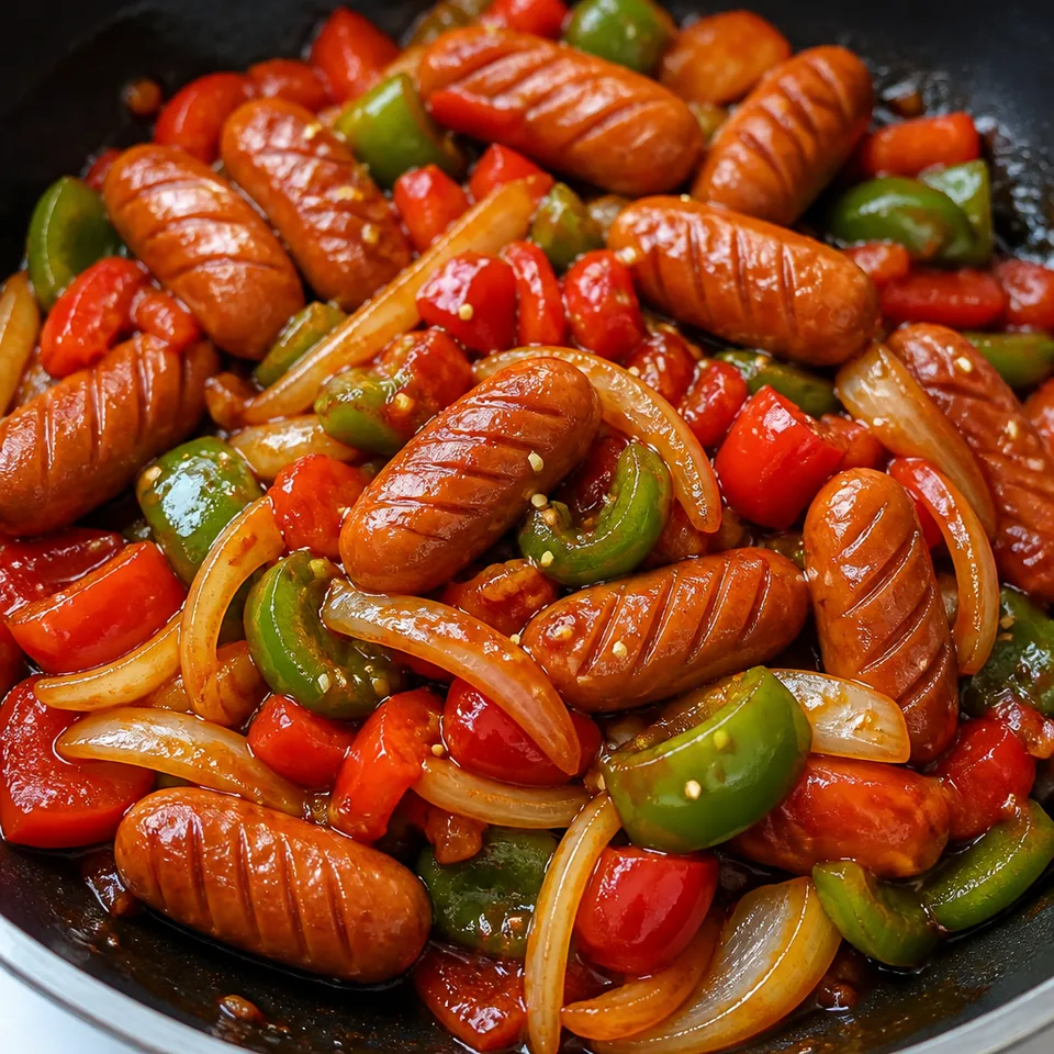 15-min. Easy Korean Sausage Stir-Fry — serving inspiration