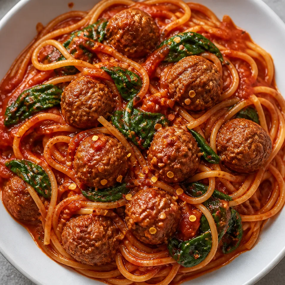 15-Minute Vegan Spaghetti and Meatballs — serving inspiration