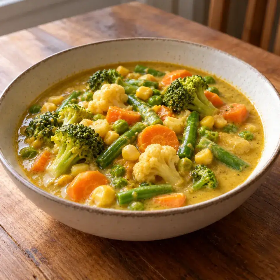 15-Minute Vegetable Curry — serving inspiration