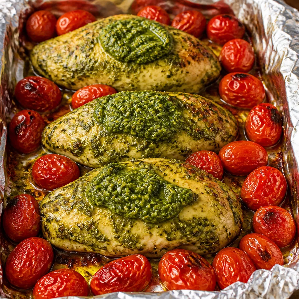 2 Ingredient Pesto Chicken — serving inspiration