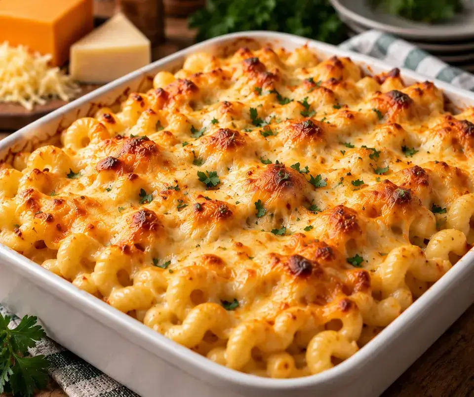 3 Cheese Cavatappi — serving inspiration