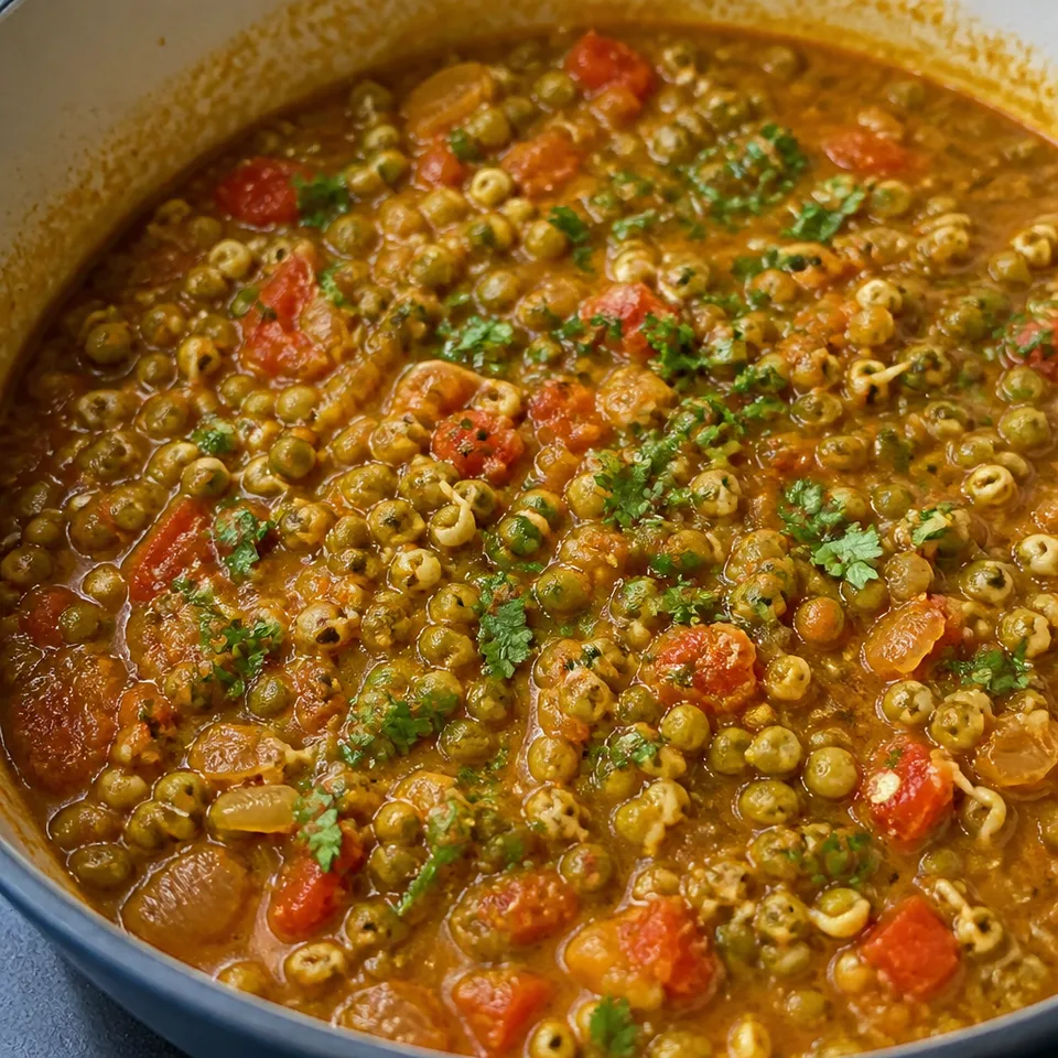 30-Minute Moong Sprouts Curry Recipe — serving inspiration