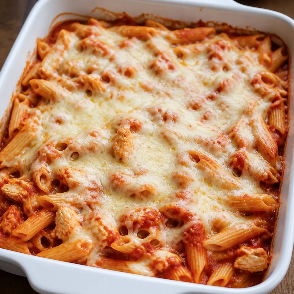 4 Ingredient Chicken Pasta casserole — serving inspiration