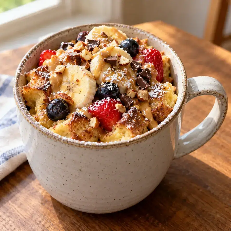5-Minute Microwave French Toast Mug — serving inspiration