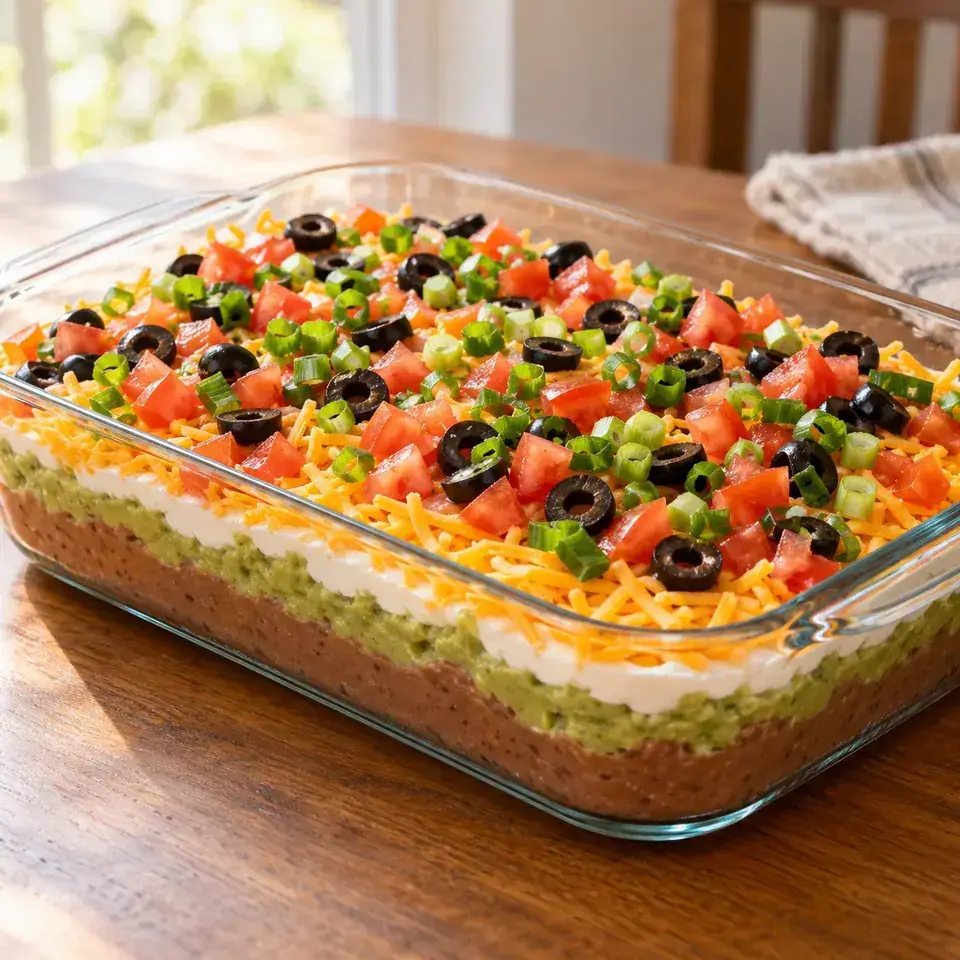 7 Layer Dip — serving inspiration