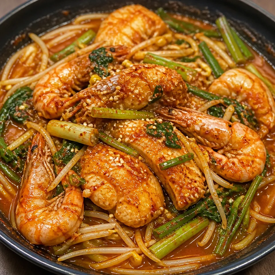 Aguijjim (Spicy Braised Monkfish) — serving inspiration