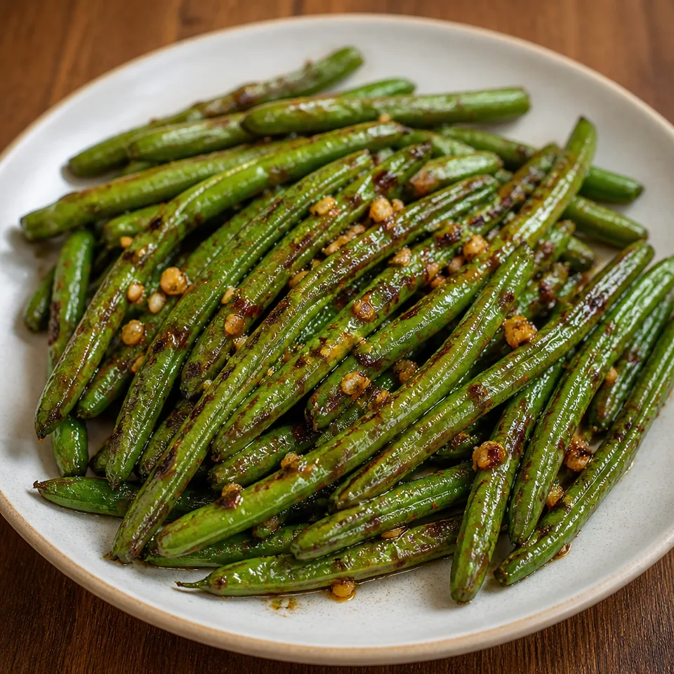 Air Fryer Garlic Green Beans — serving inspiration