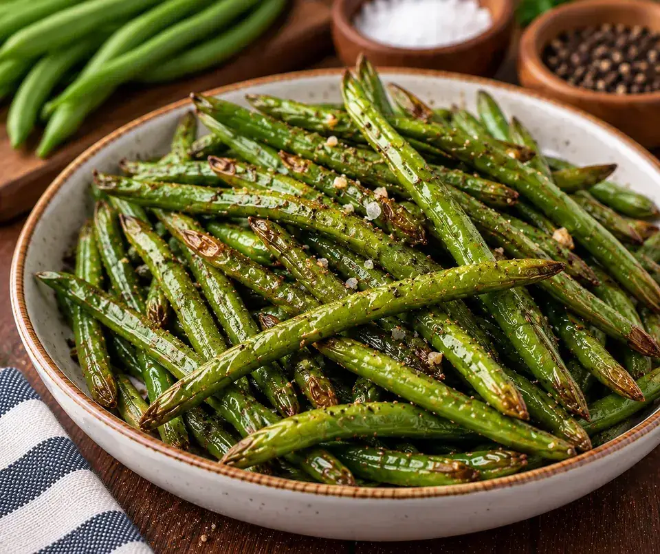 Air Fryer Green Beans — serving inspiration