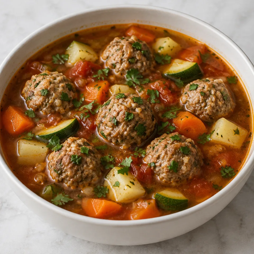 Albondigas Soup — serving inspiration