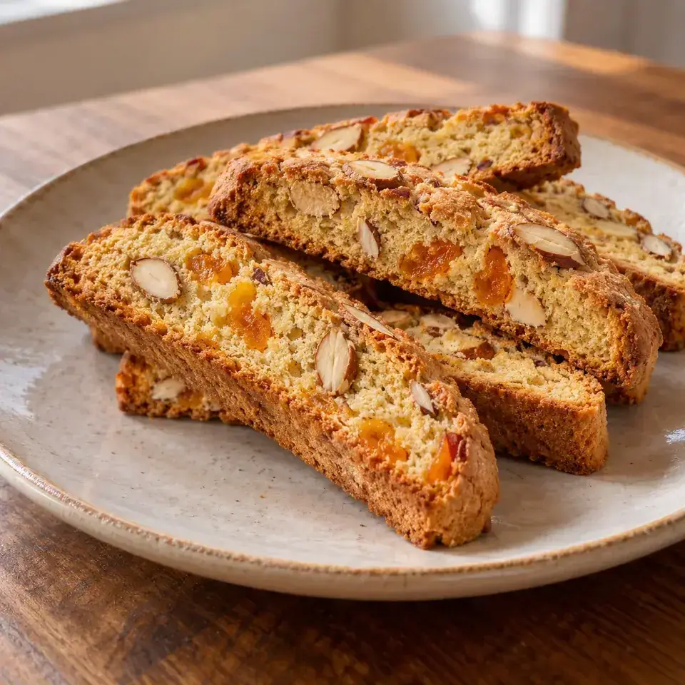 Almond Apricot Biscotti — serving inspiration