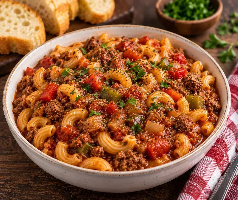 American Goulash — serving inspiration
