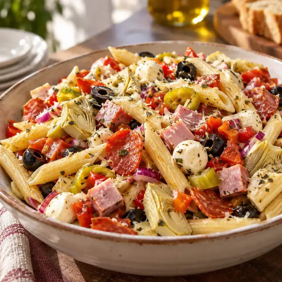Antipasto Pasta Salad — serving inspiration