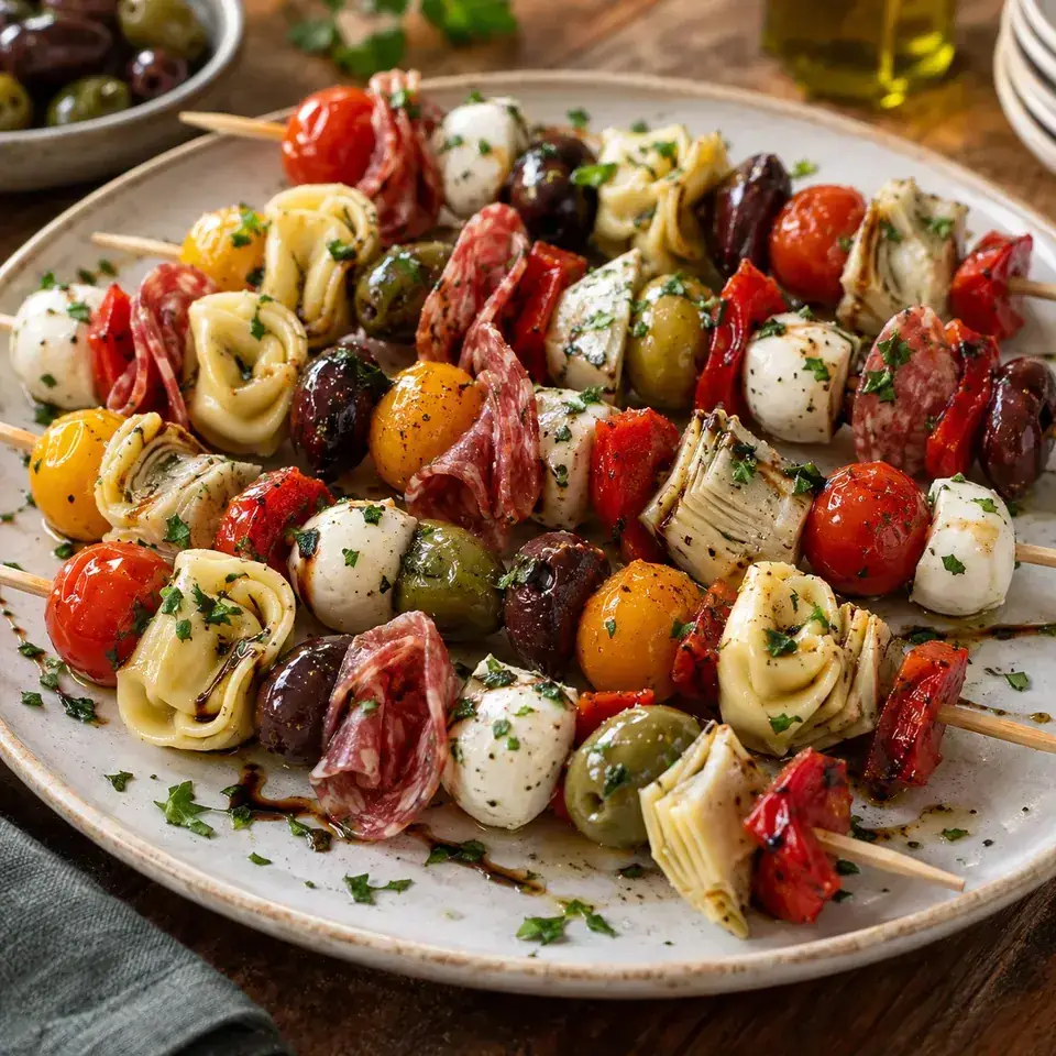 Antipasto Skewers — serving inspiration