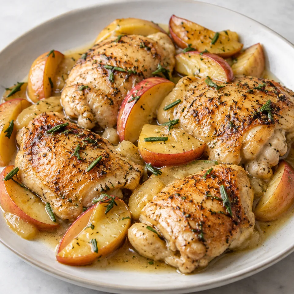Apple Cider Chicken — serving inspiration