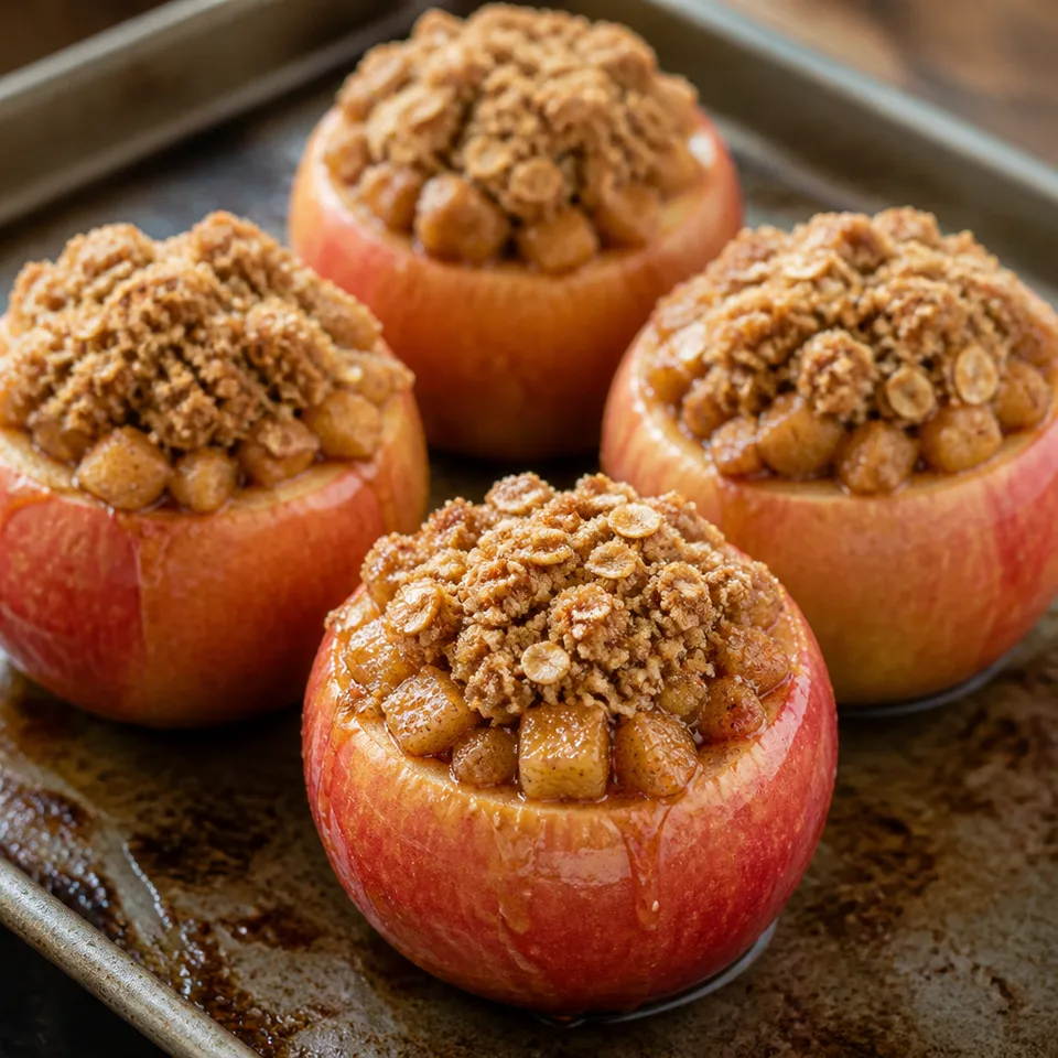 Apple Crisp Stuffed Baked Apples — serving inspiration