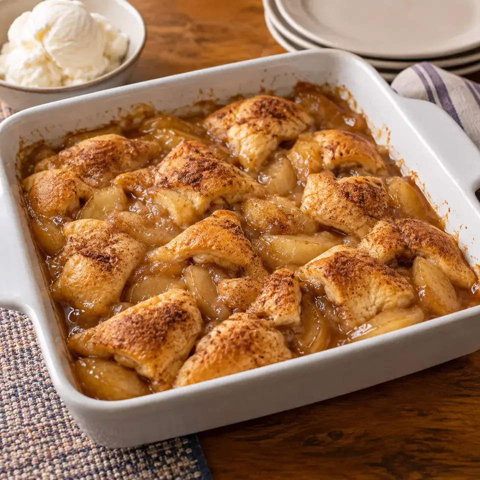 Apple Pie Dumplings with just 2 Ingredients! (Apple Pie Filling) — serving inspiration