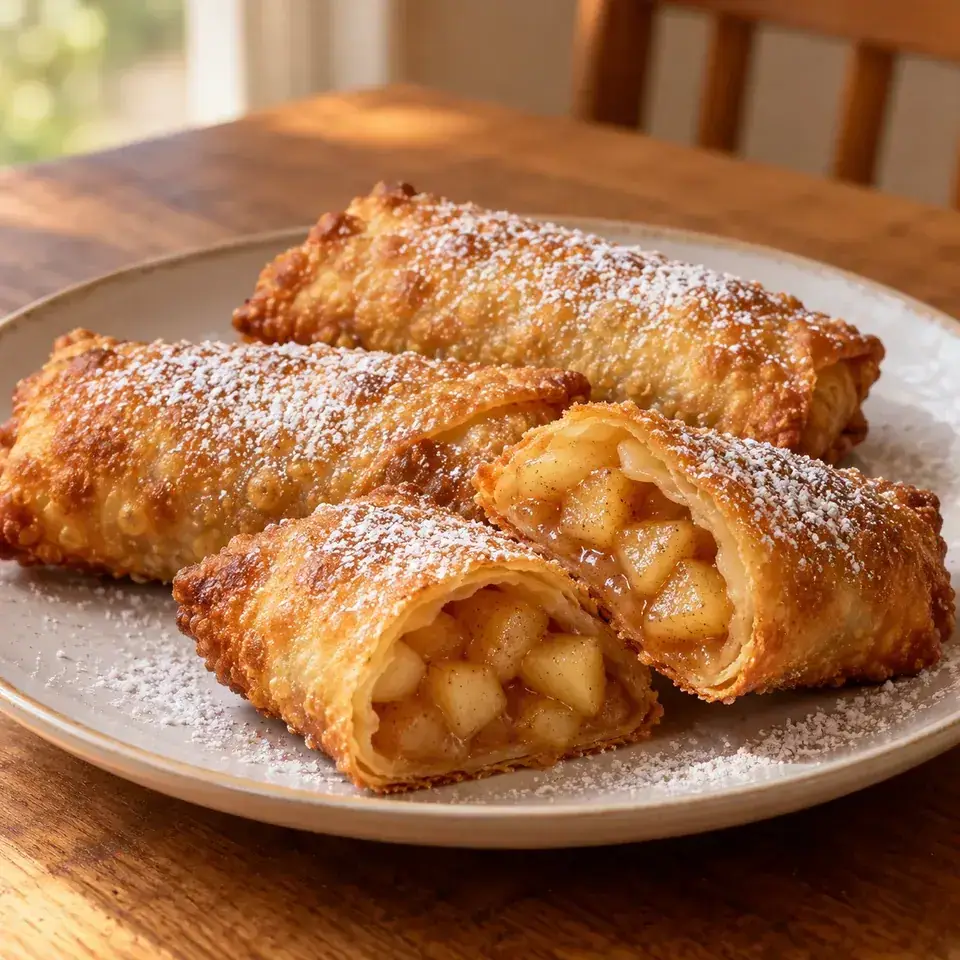 Apple Pie Egg Rolls — serving inspiration