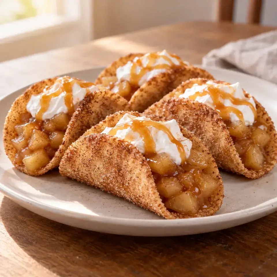 Apple Pie Tacos — serving inspiration