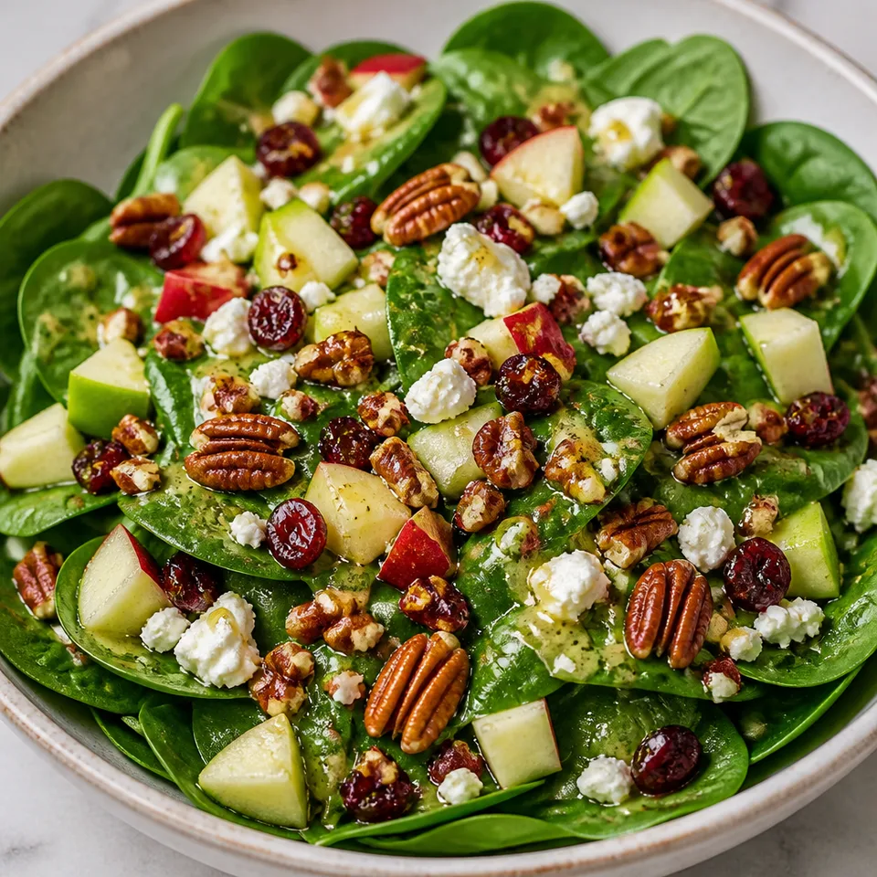 Apple Spinach Salad — serving inspiration