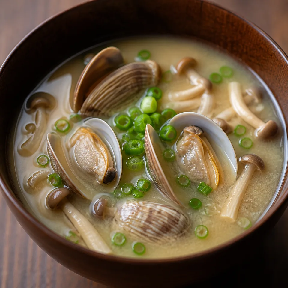 Asari Miso Soup — serving inspiration