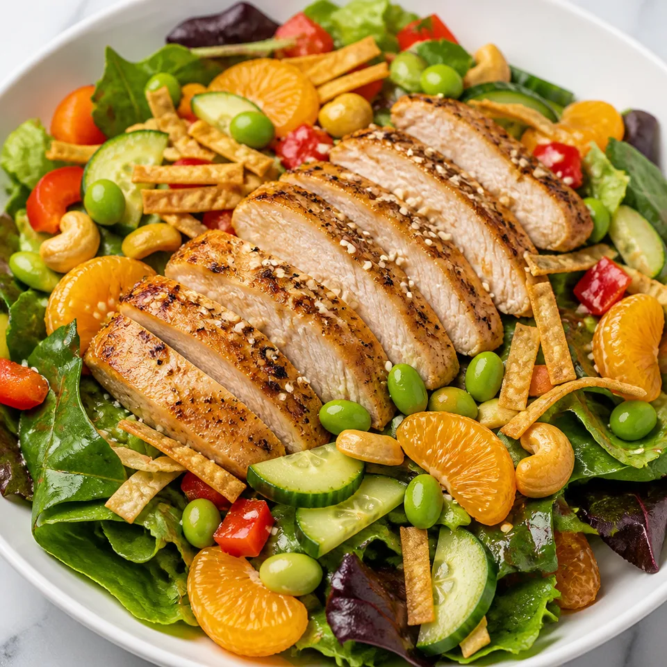 Asian Citrus Chicken Salad — serving inspiration