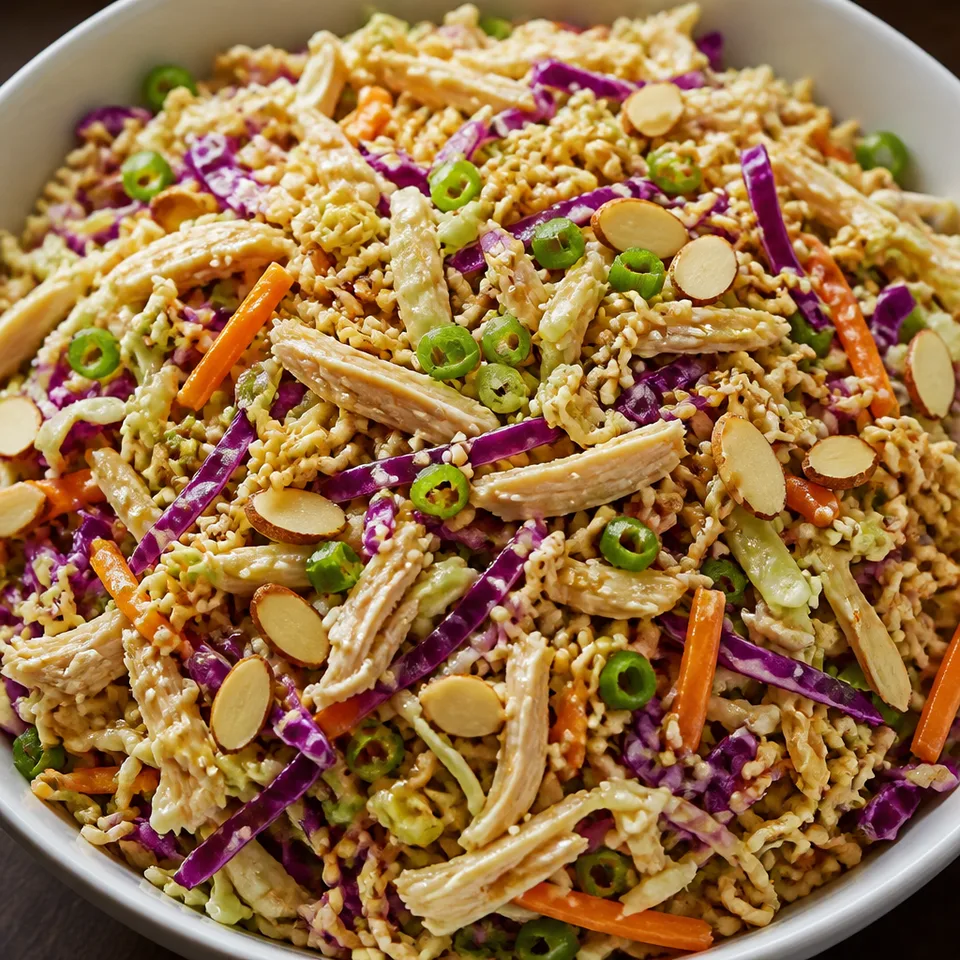 Asian Ramen Chicken Chopped Salad — serving inspiration