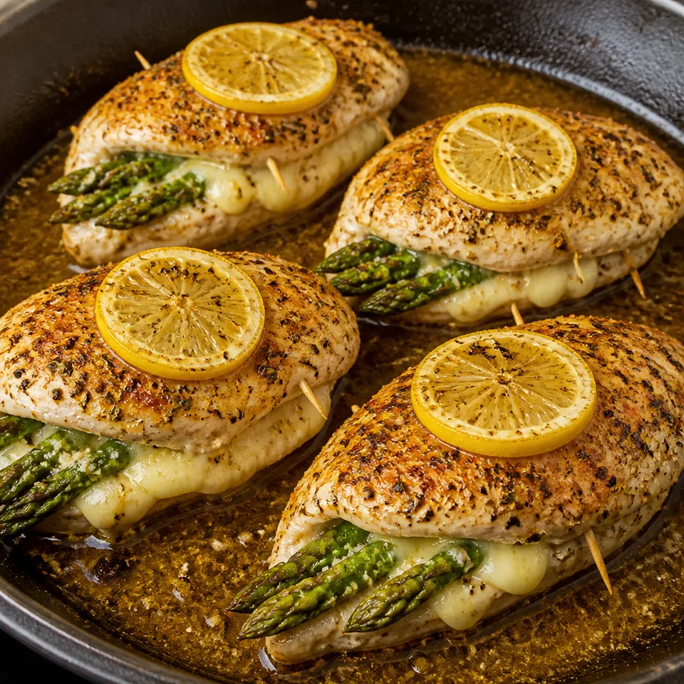 Asparagus Stuffed Chicken — serving inspiration