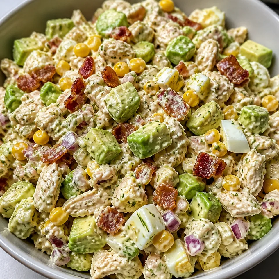 Avocado Chicken Egg Salad — serving inspiration