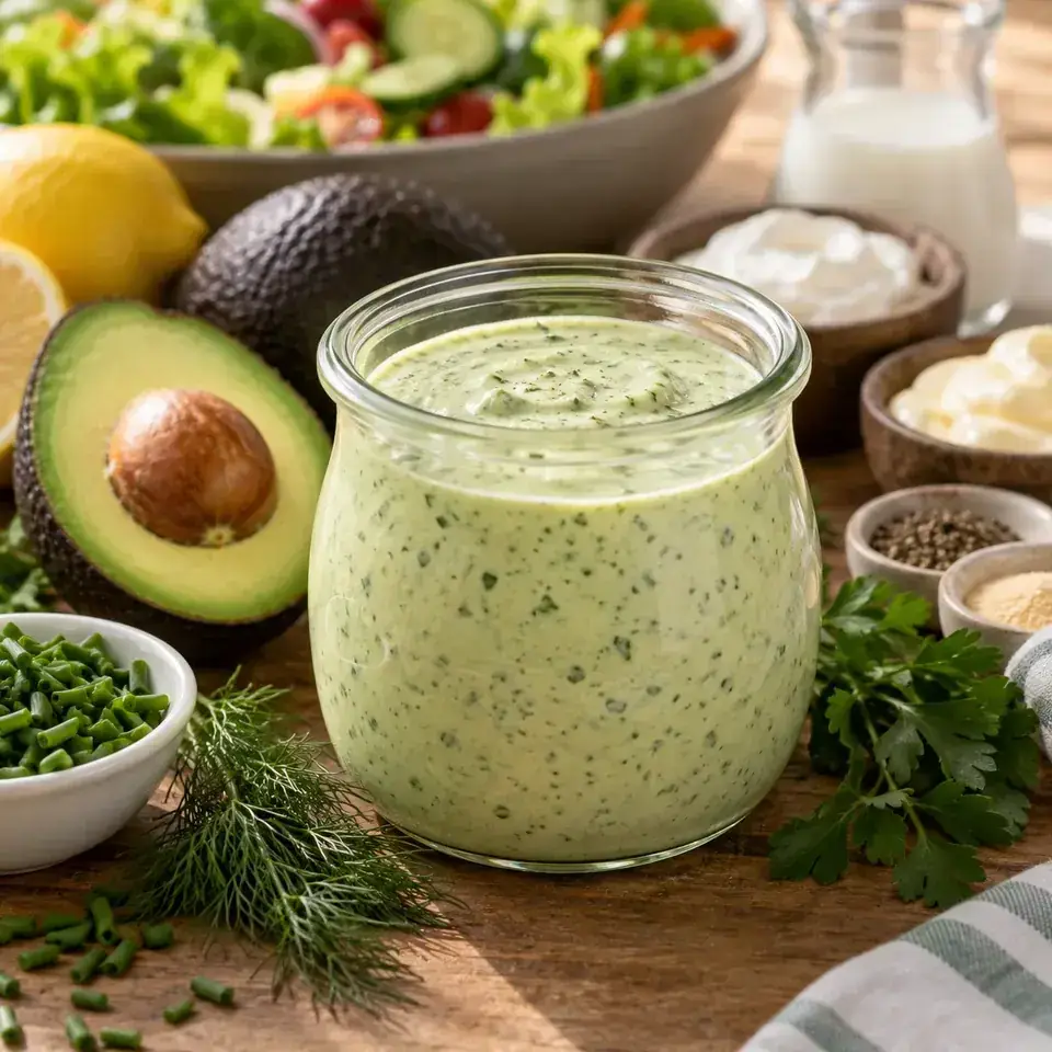 Avocado Ranch Dressing — serving inspiration