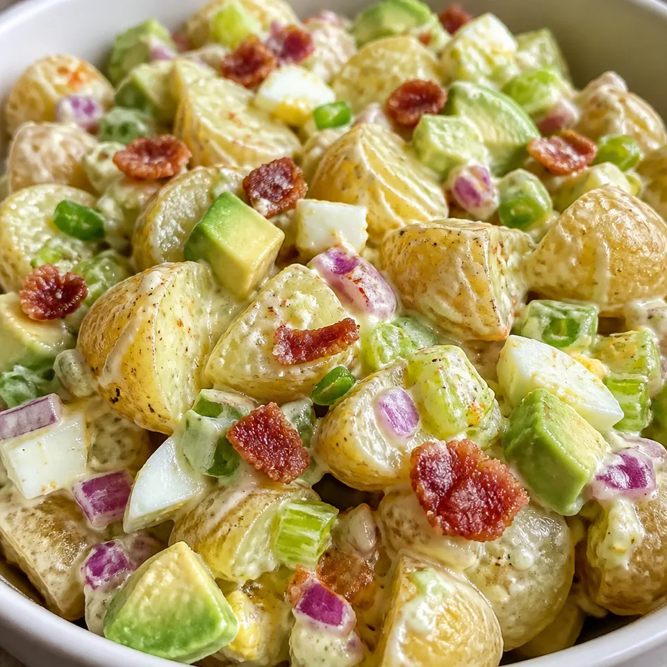 Bacon Avocado Potato Salad — serving inspiration