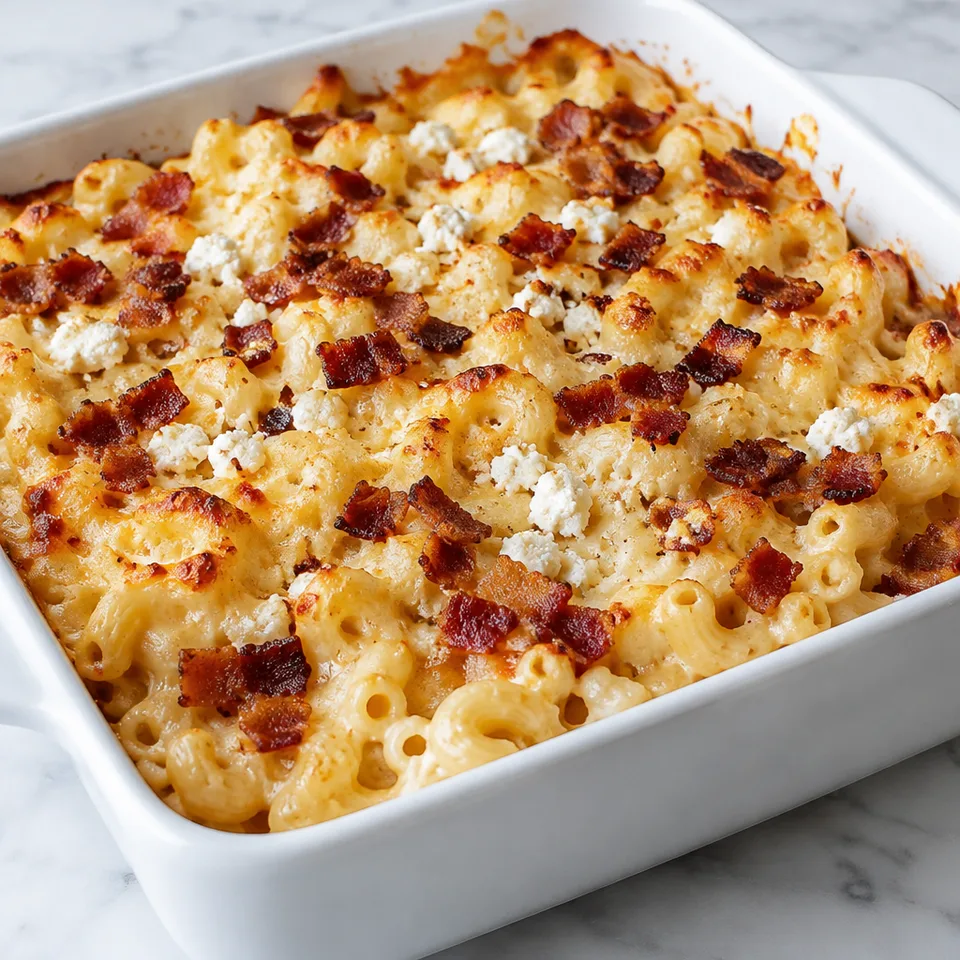Bacon Feta Macaroni and Cheese — serving inspiration