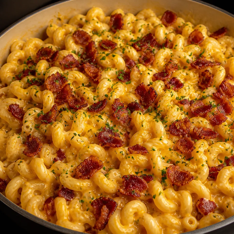 Bacon Mac and Cheese — serving inspiration