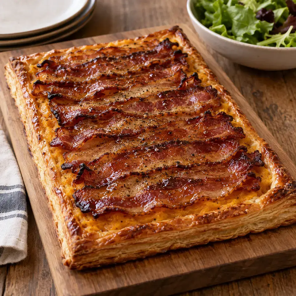 Bacon Tart with Pumpkin and Maple — serving inspiration