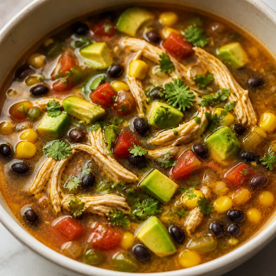 Baja Chicken Soup — serving inspiration
