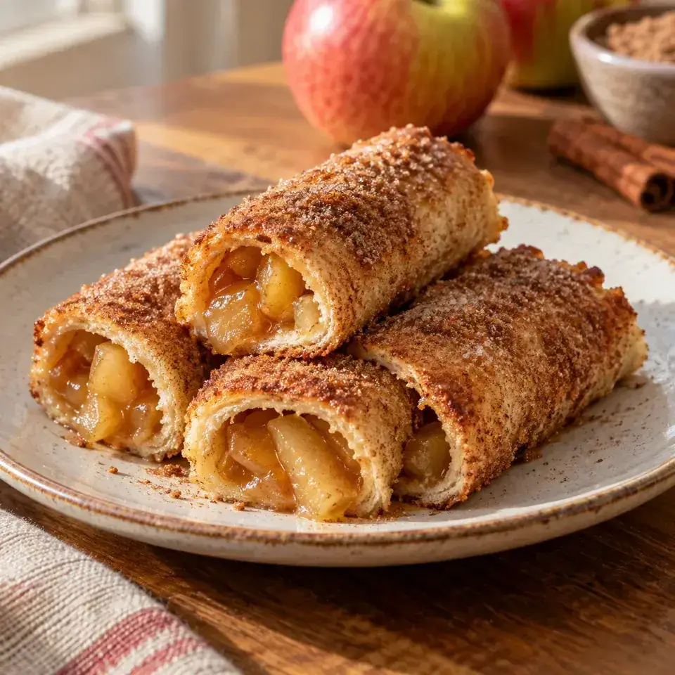 Baked Apple Pie Roll Ups — serving inspiration