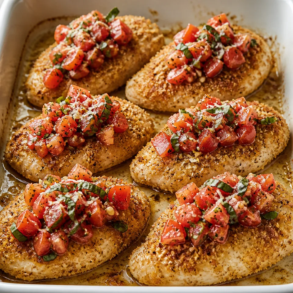 Baked Bruschetta Chicken Recipe — serving inspiration