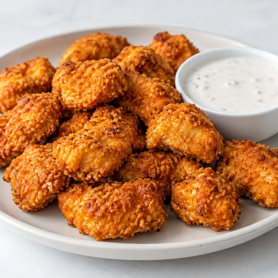 Baked Buffalo Chicken Nuggets — serving inspiration