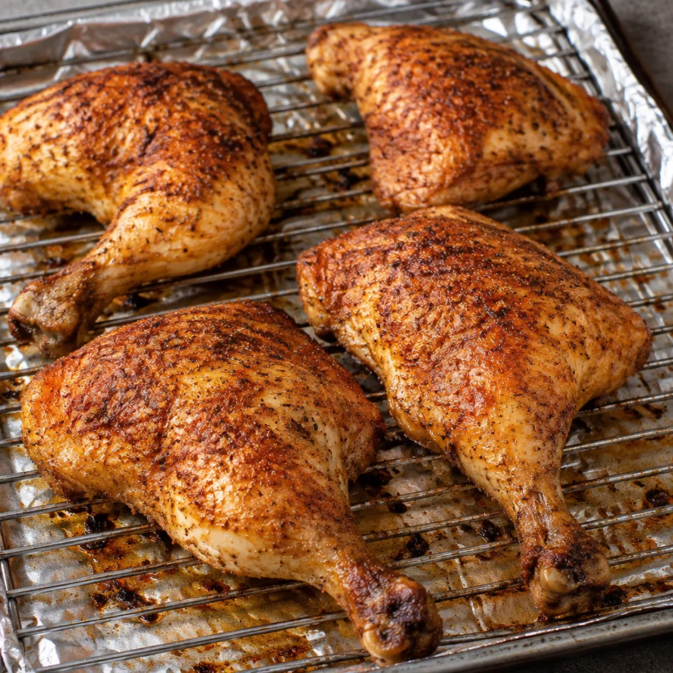Baked Chicken Leg Quarters (Crispy & Juicy) — serving inspiration