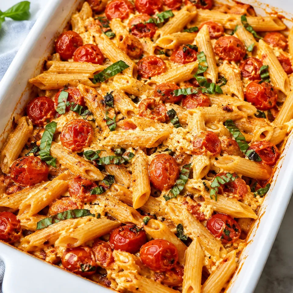 Baked Feta Pasta (Tik Tok Pasta) — serving inspiration