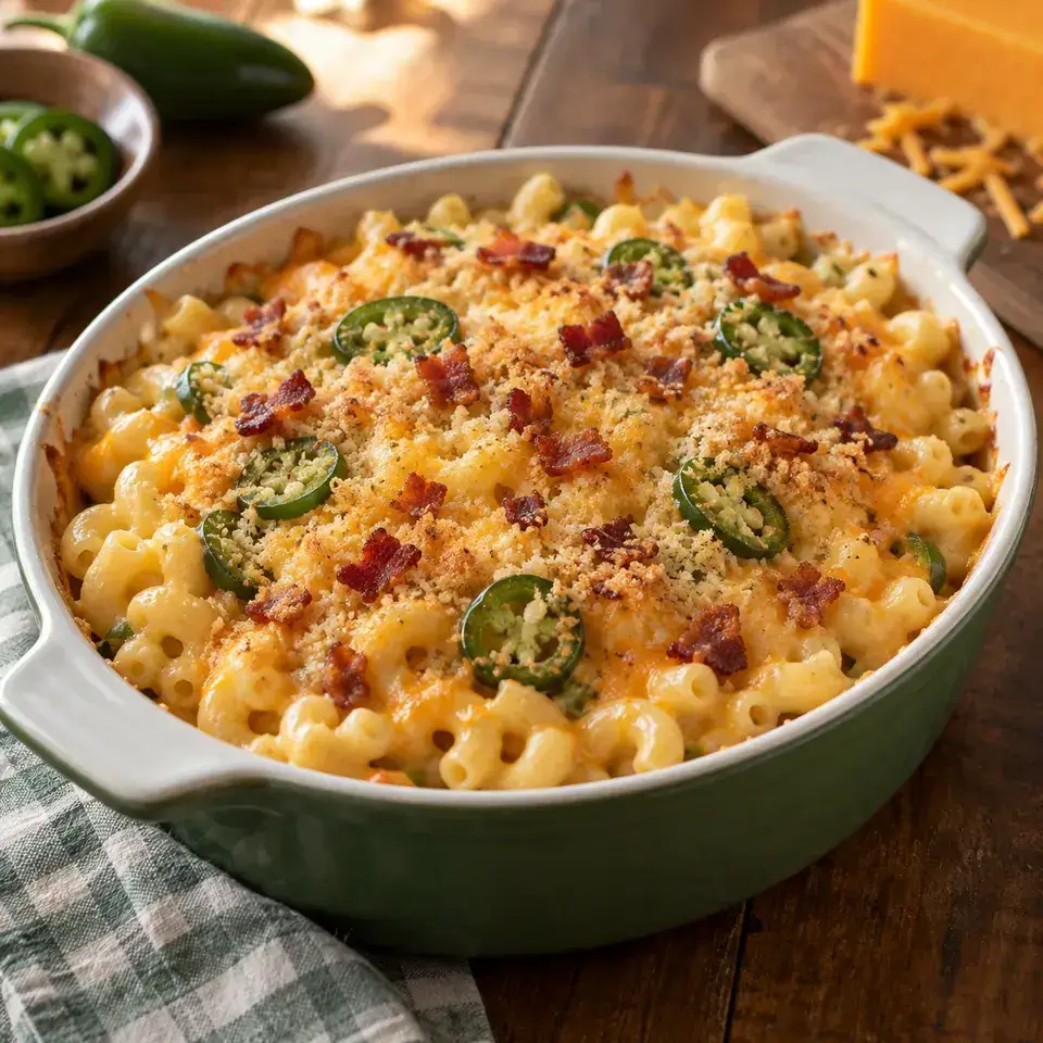 Baked Jalapeño Mac & Cheese — serving inspiration