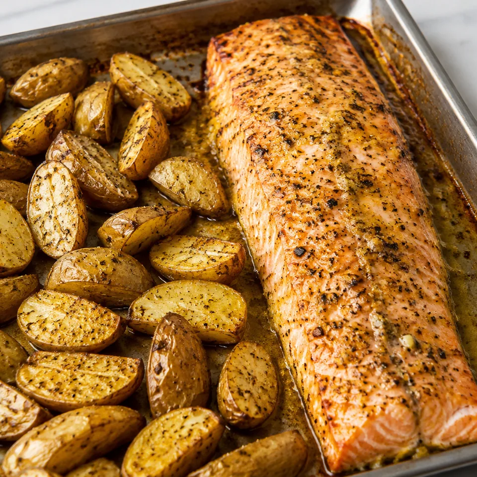 Baked Lemon Pepper Salmon — serving inspiration