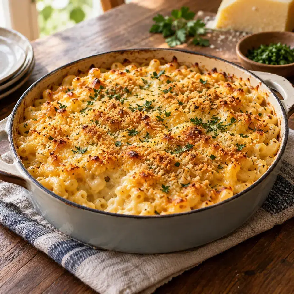 Baked One Pot Mac and Cheese — serving inspiration