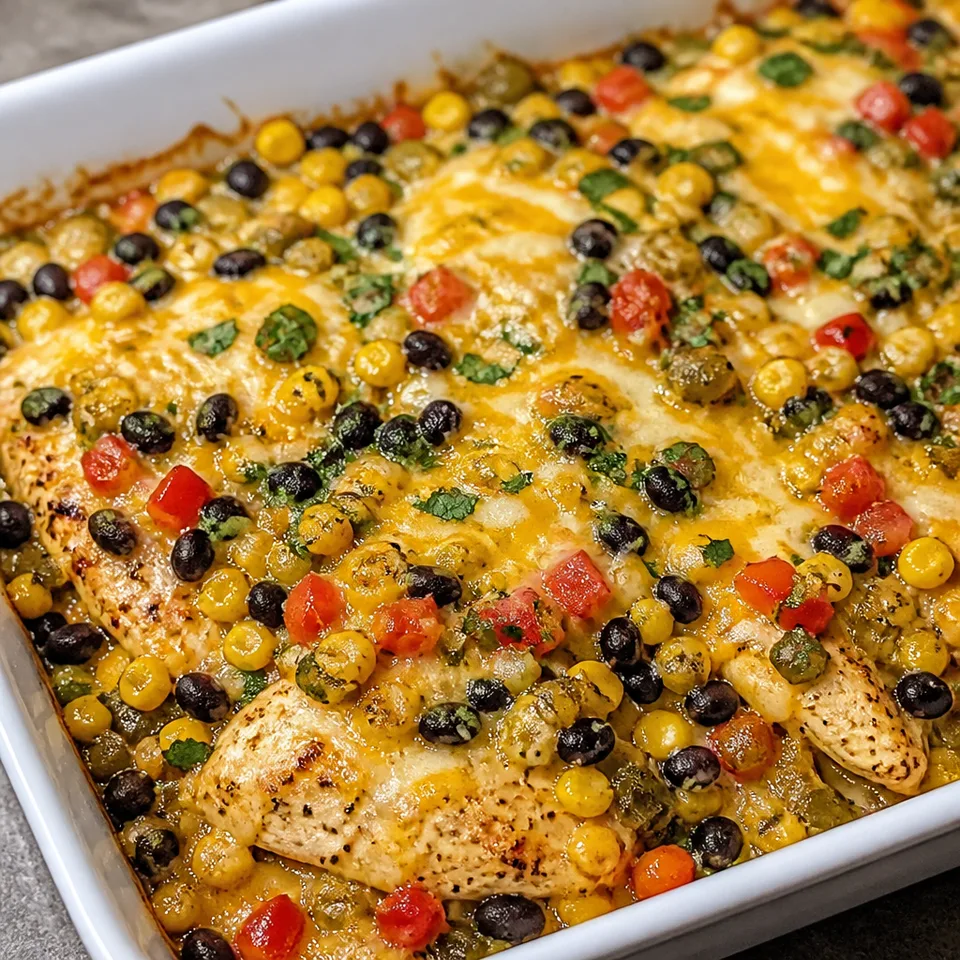 Baked Southwest Chicken Casserole — serving inspiration