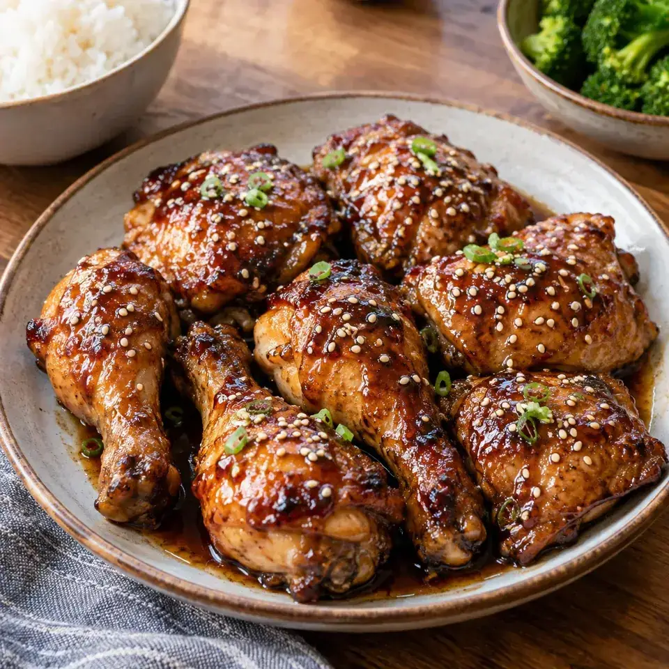 Baked Teriyaki Chicken — serving inspiration