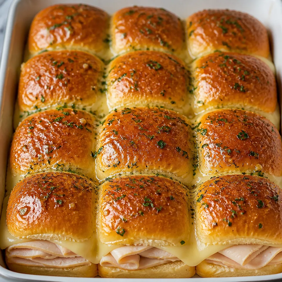 Baked Turkey Cheese Sliders — serving inspiration