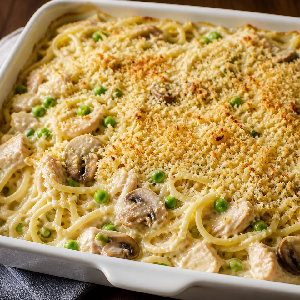Baked Turkey Tetrazzini — serving inspiration
